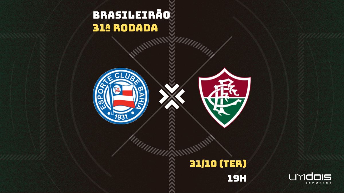 Bahia x Fluminense: Escalações prováveis, como assistir, data e horário