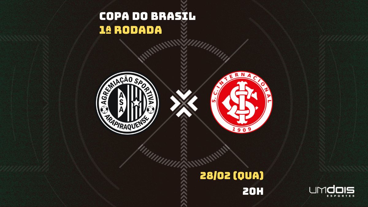 Asa x Internacional: escalações prováveis, como assistir, data e horário