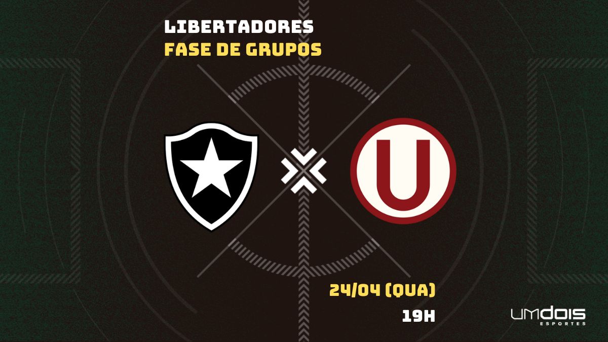 Botafogo x Universitario: escalações prováveis, como assistir, data e horário